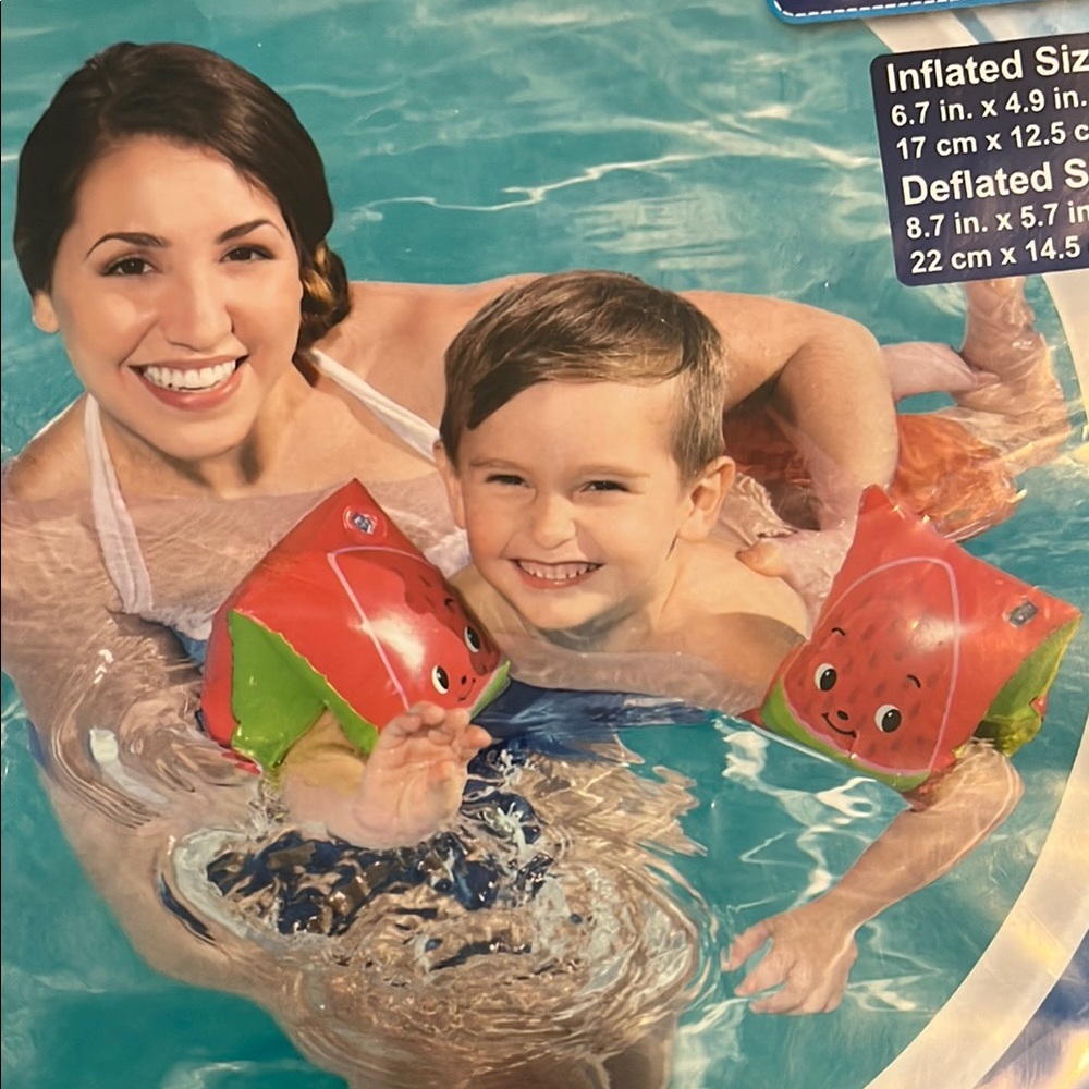 NEW Kids Watermelon Arm Floaties ages 3-6
